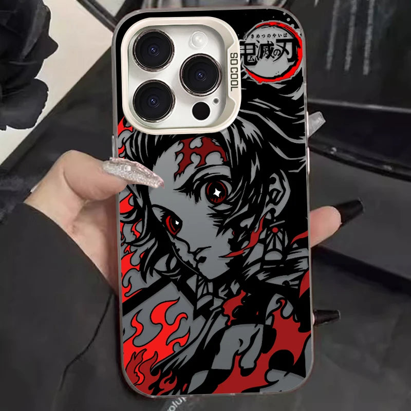 Phone Case for Demon Slayer Anime Tanjiro Kamado iPhone 12 17 Air Pro Max 16 15 11 14 13 Pro Max XS X XR Plus 8 7 SE 2020 Cover