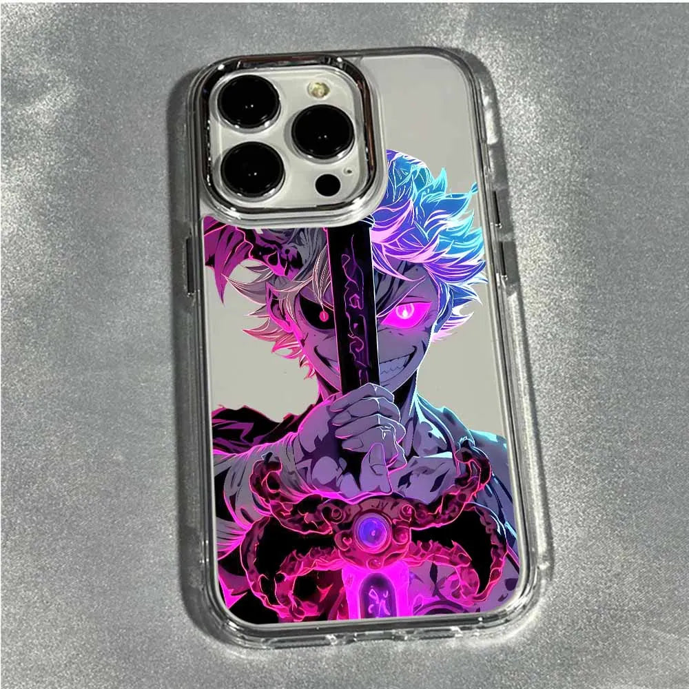 Black Clover Anime Phone Case For Apple iPhone 17 AIR 16E 15 14 13 12 11 Pro Max Plus Transparent Soft Cover