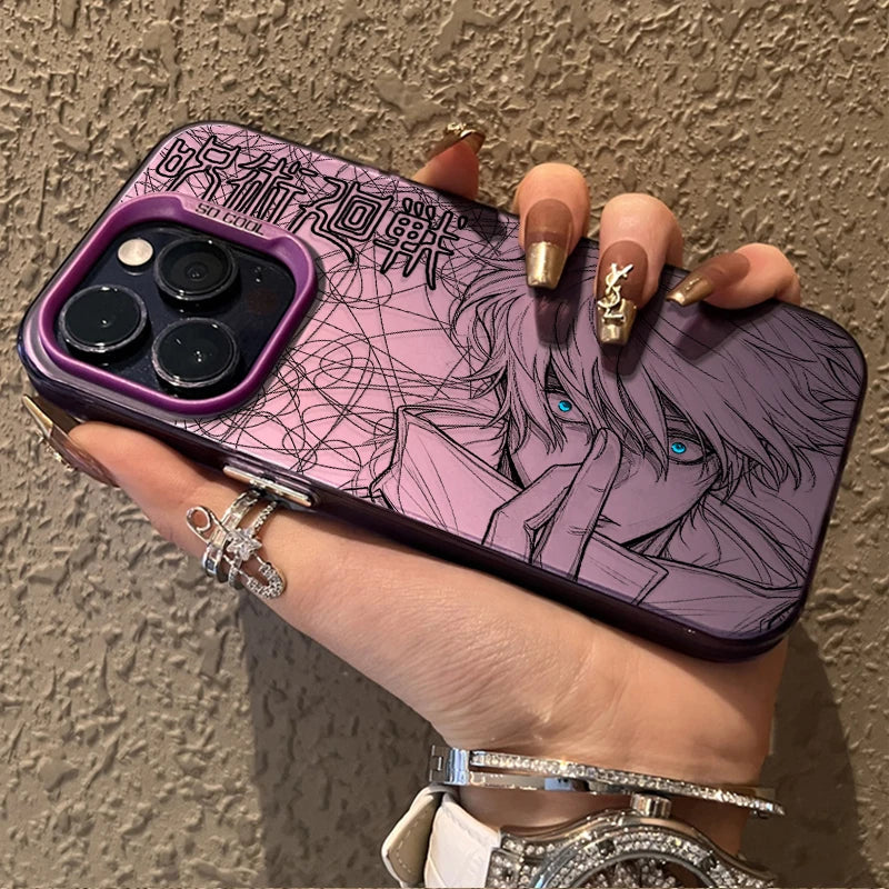 SATORU GOJO RYOMEN SUKUNA LINE ART Phone Case For iPhone 17 17e 16e 16 15 14 13 12 11 mini Pro Max X XR XSMAX Air Plus Anti