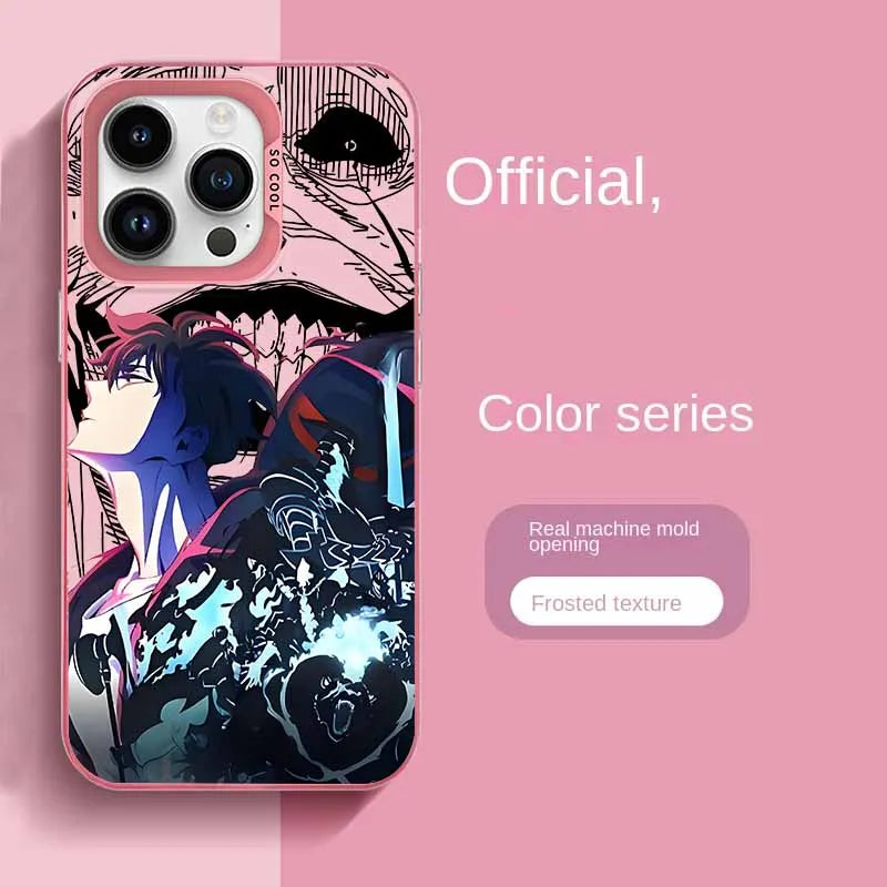 Anime Solos Levelings For Apple iPhone 17 16E 16 15 14 13 12 mini Pro Max Plus Cover Funda Silicone Soft Colorful Phone Case
