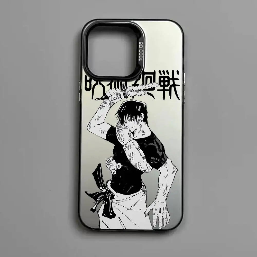 J-Jujutsu Toji Kaisen F-Fushiguro  For iPhone 17 16 15 14 13 12 11 Pro MAX Matte Shockproof Back Anti Fall Matte Cover