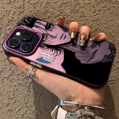 Eren Yeager Attack on Titan Phone Case For iPhone 17 16e 16 15 14 13 12 11 Pro Max X XR XSMAX 8 7 Air Plus Anti Fall Matte Cover