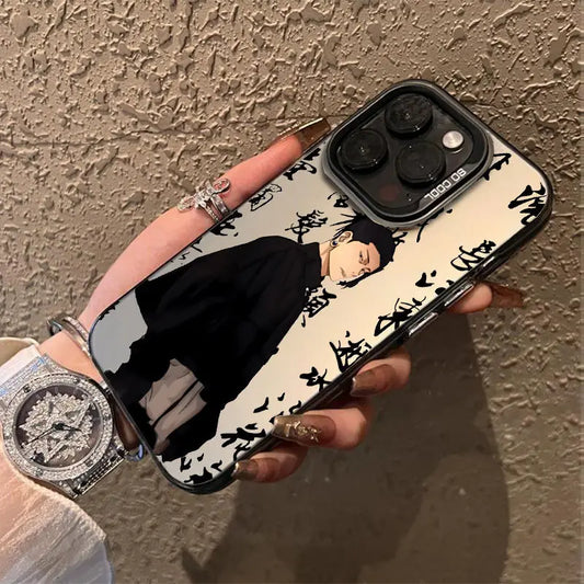 Jujutsu Kaisen Satoru Gojo Phone Case For iPhone 16 15 14 13 12 11 Pro Max X XR XSMAX 8 7 Plus Candy Matte Shockproof Back Cover
