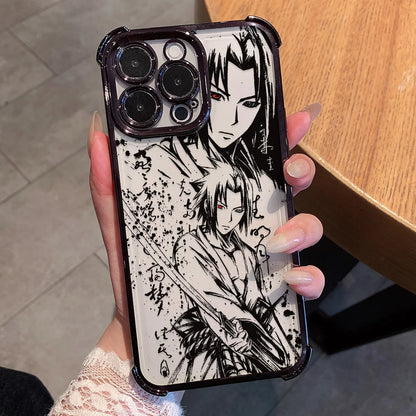 Cool Anime Narutos Plating Phone Case for Oppo Realme Note 80 16 C85 15T C71 C75 C55 C53 C30 C35 14 13 Pro Plus 4G 5G Anti-Fall