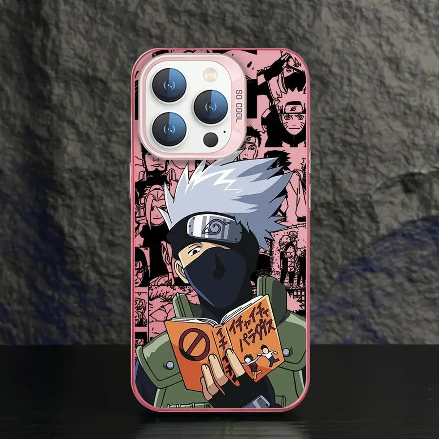 N-N-arutos Kakashi Soft Shell Case for iPhone 17 Air 11 12 13 Pro Max 16e 14 15 16 Plus