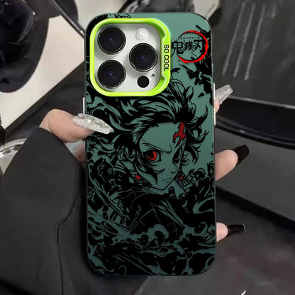 Phone Case for Demon Slayer Anime Tanjiro Kamado iPhone 12 17 Air Pro Max 16 15 11 14 13 Pro Max XS X XR Plus 8 7 SE 2020 Cover