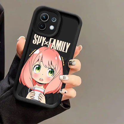 Cartoon Kawaii Spy X Family Anime Phone Case for Xiaomi 13T 14T 15T 17T Pro 15 Ultra Poco M7 M8 F8 F7 X6 X7 X8 17 Pro Max Cover