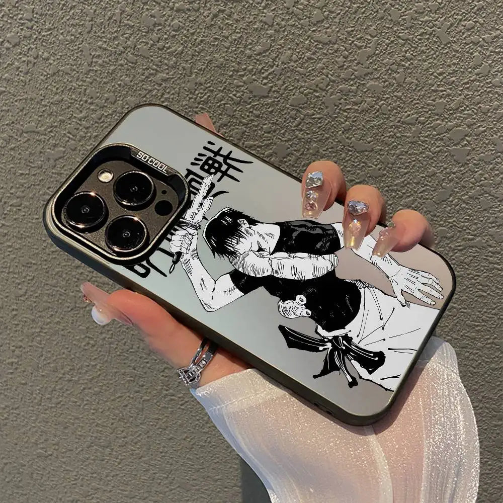J-Jujutsu Toji Kaisen F-Fushiguro  For iPhone 17 16 15 14 13 12 11 Pro MAX Matte Shockproof Back Anti Fall Matte Cover
