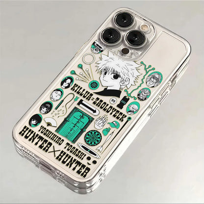 Anime HUNTER×HUNTER Phone Case For iPhone 16e 16 15 14 13 12 11 Mini Pro Max X XR XSMax 7 8 Plus Transparent Soft TPU Back Cover