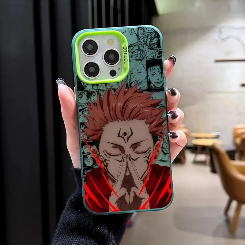 JujutsuS KaisenS Gojo Sukuna Phone Case For iPhone 17 17e 16e 16 15 14 13 12 11 mini Pro Max X XR XSMAX Air Plus Anti Fall Matte