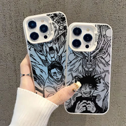 Anime Jujutsu Kaisen Phone Case For IPhone 16 15 14 13 12 11 Pro Max X XR XS 7 8 Plus Mini SE 2020 2022 Gojo Satoru