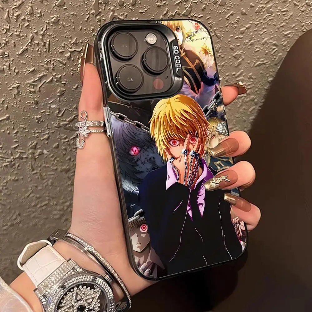 Hunter Kurapika Mobile Phone Case for iPhone 17 16 15 14 13 12 11 X XR XS 8 7 Pro Max Plus Translucent Colour Protective Luxury