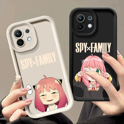 Cartoon Kawaii Spy X Family Anime Phone Case for Xiaomi 13T 14T 15T 17T Pro 15 Ultra Poco M7 M8 F8 F7 X6 X7 X8 17 Pro Max Cover