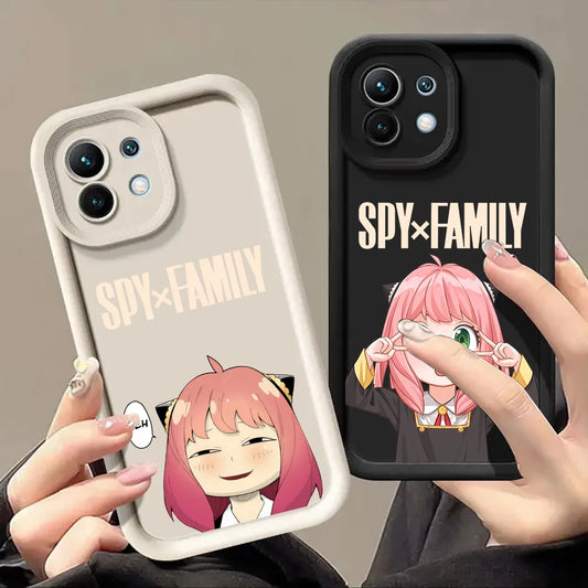 Cartoon Kawaii Spy X Family Anime Phone Case for Xiaomi 13T 14T 15T 17T Pro 15 Ultra Poco M7 M8 F8 F7 X6 X7 X8 17 Pro Max Cover