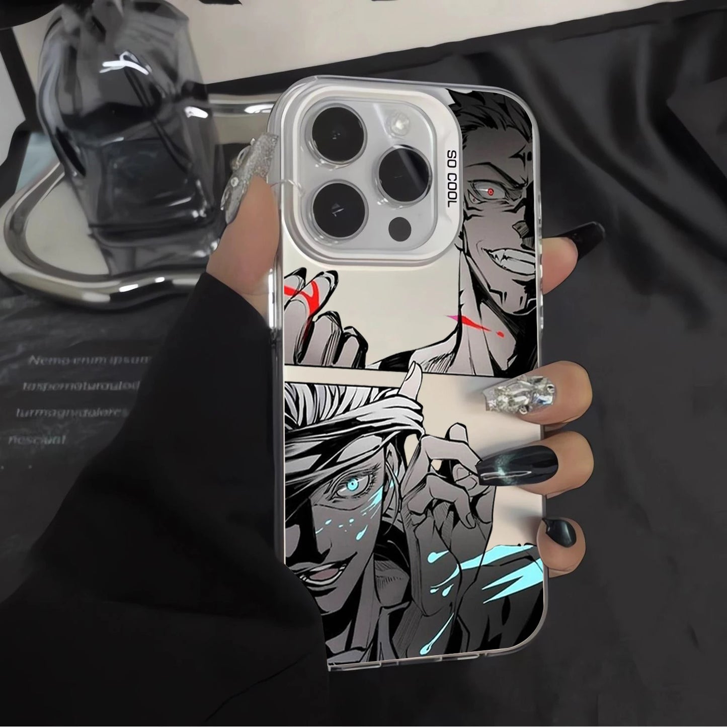 Anime Jujutsu Kaisen Phone Case For IPhone 16 15 14 13 12 11 Pro Max X XR XS 7 8 Plus Mini SE 2020 2022 Case Gojo