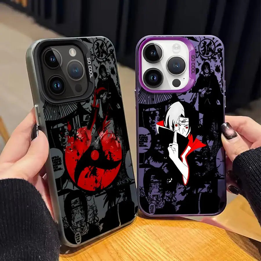 N-N-arutos-Akatsukis-ITACHI Phone Case for iPhone 16e 11 12 13 Pro Max 17 Air 14 15 16 Plus Soft Cover