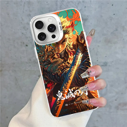 Demon Slayer Phone Case For IPhone 16 15 14 13 12 11 Pro Max X XR XSMAX 8 7 Plus Matte Shockproof Back Cover