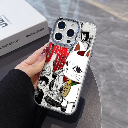 New DanDaDan Anime Phone Case For iPhone 17 16e 16 15 14 13 12 11 mini Pro Max X XR XSMAX 8 7 Air Plus Transparent Soft Cover