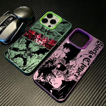 Black Clover Astas Phone Case for Xiaomi Redmi 14C 13C 12C 10 Note 15 14 13 12 Pro Plus 4G 5G Silver Hard Cover