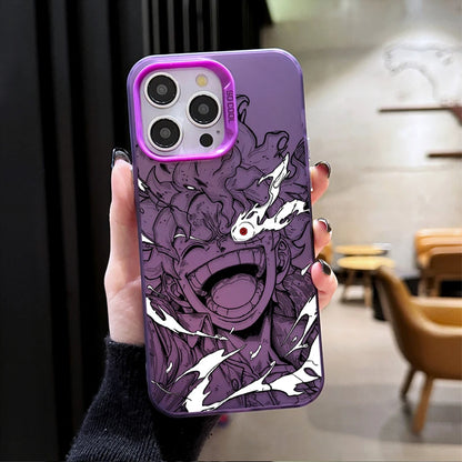 O-One P-Piece Hard Plating Case for Luffy Zoro IPhone 12 17 Air Pro Max 16 15 11 14 13 Pro Max XS X XR Plus 8 7 SE 2020 Cover