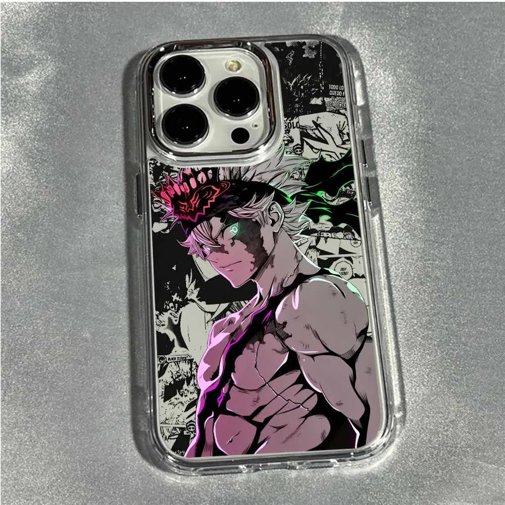 Black Clover Anime Phone Case For Apple iPhone 17 AIR 16E 15 14 13 12 11 Pro Max Plus Transparent Soft Cover
