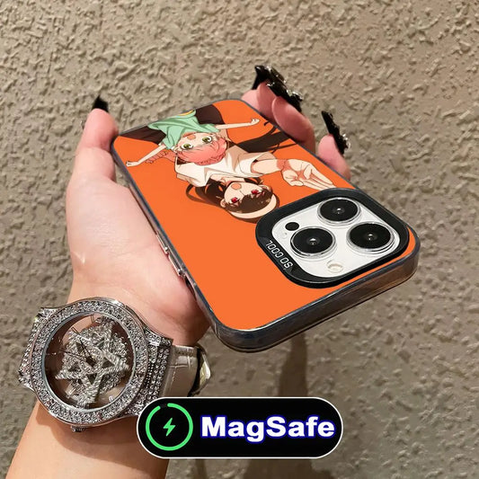 Anime Spy Family Mobile Phone Case for iPhone 17 16 15 14 13 12 11 Air Pro Max Plus MagSafe Translucent Colorful Cover Cover