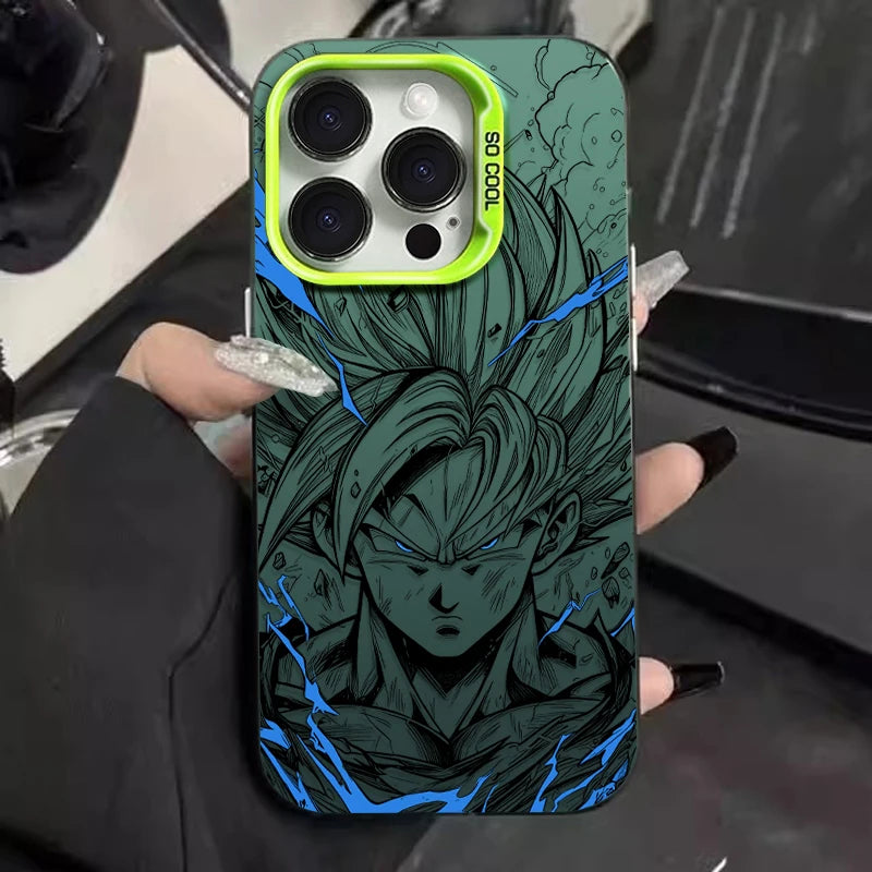 Anime Dragon Cool G-Goku Son Phone Case For iPhone 17 17e 16e 16 15 14 13 mini Pro Max XSMAX Air Plus Anti Fall Matte Back Cover