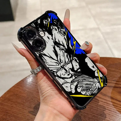 Dragon Ball Vegeta Kakarot Goku Soft Phone Cover Case for iPhone 14 16 Pro Max 13 15 Plus 11 12 17 Air