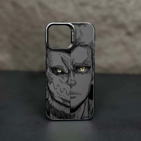 Luxury Attack On Titan Phone Case For iPhone 17 17e 16e 16 15 14 13 12 11 mini Pro Max X XR XSMAX 8 7 Air Plus Anti Fall Matte