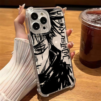 Anime Jujutsus Kaisens Gojo Phone Case For iPhone 17 Air 16 e 15 14 13 12 11 Pro Max Plus Mini SE 2020 2022 Shockproof Cover