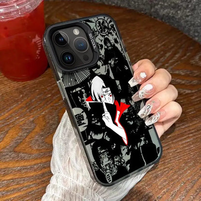N-N-arutos-Akatsukis-ITACHI Phone Case for iPhone 16e 11 12 13 Pro Max 17 Air 14 15 16 Plus Soft Cover