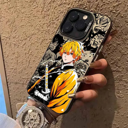 Demon Slayer Anime Cute Cover For Apple iPhone 17 Air 16E 16 15 14 13 12 mini Pro Max Plus Colorful Phone Case