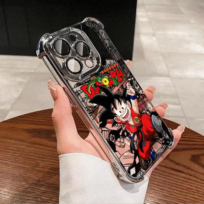 Dragon Ball Anime Goku Case for iPhone 13 14 16 Pro Max 17 Air 12 11 15 Plus Soft Phone Cover