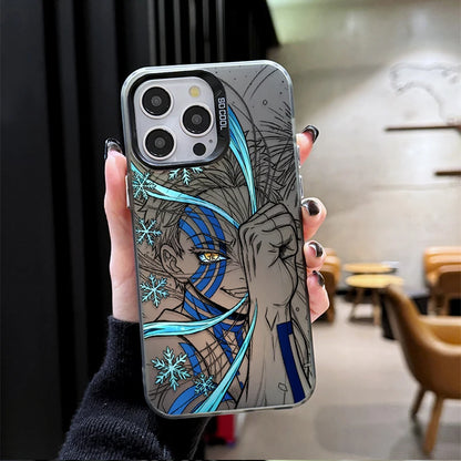 Anime AKAZA KYOJURO Demon Slayer Phone Case for iPhone 12 17 Air Pro Max 16 15 11 14 13 Pro Max XS X XR Plus 8 7 SE 2020 Cover