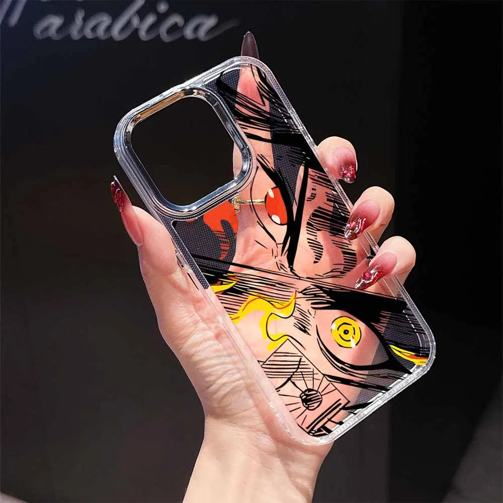 Anime D-emons Slayers Phone Case For Apple iPhone 17 AIR 16E 15 14 13 12 11 Pro Max Plus Transparent Soft Cover