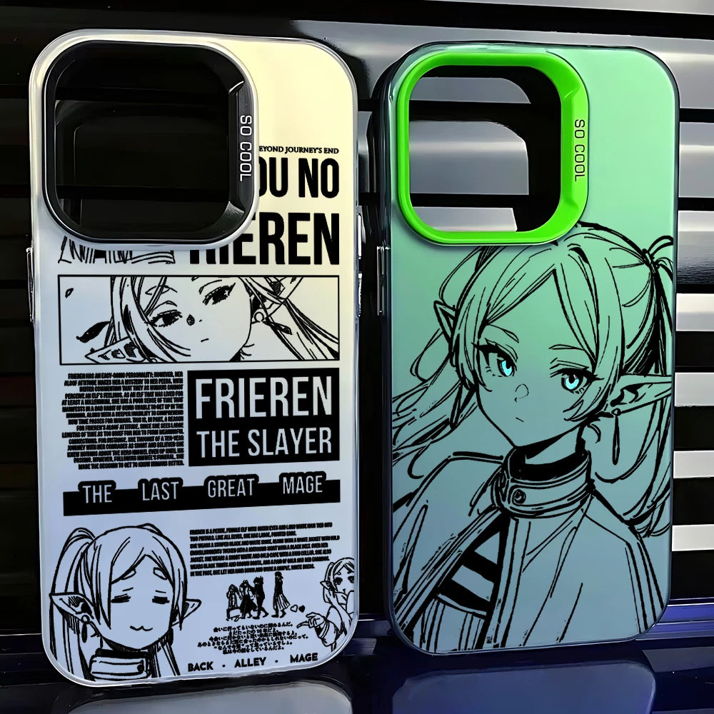 FrierenS BeyondS Journey's End Phone Case Phone 17 16e 16 15 14 13 12 11 mini Pro Max X XR 7Air Plus Anti Fall Matte Back Cover