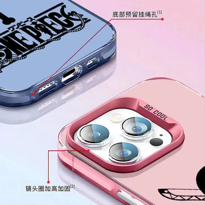 ONE PIECE Edward Newgate Wanted Phone Case For IPhone 16 15 14 13 12 11 Pro Max Whitebeard Pirates Zoro Model Shockproof Cover