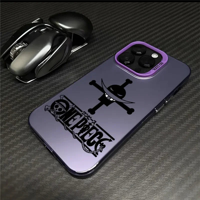 ONE PIECE Edward Newgate Wanted Phone Case For IPhone 16 15 14 13 12 11 Pro Max Whitebeard Pirates Zoro Model Shockproof Cover