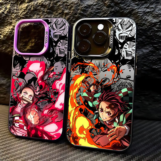 Anime D-Demons Slayers Phone Case For iPhone 17 16e 16 15 14 13 12 11 mini Pro Max X XR XSMAX 8 7 Air Plus Anti Fall Matte Cover