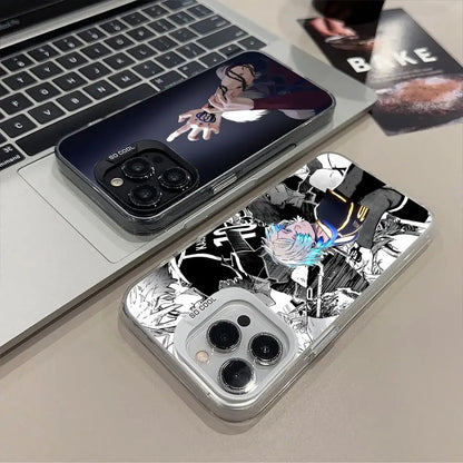Blue Lock Michael Kaiser Phone Case for iPhone 16 15 14 13 12 11 X XR XS 8 7 Pro Max Plus Translucent Colour Printing Smartphone