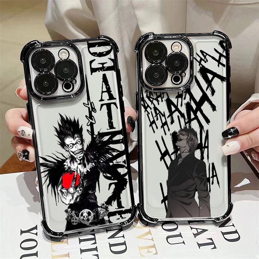 Anime DEATH NOTE Misa Amane Plating Phone Case For iPhone 17 16e 16 15 14 13 12 11 Pro Max X XR XSMax Mini Air Plus Anti-Fall