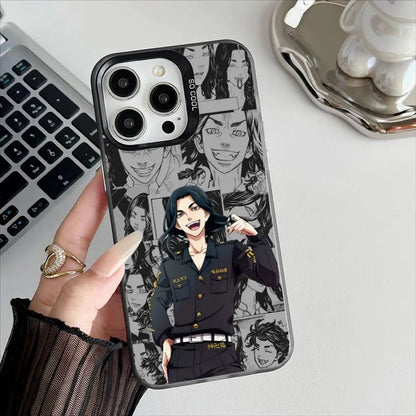 T-Tokyo R-Revengers Anime Phone Case For Apple 11 12 13 14 15 16Pro Max Plus Protect Plating Phone Cover