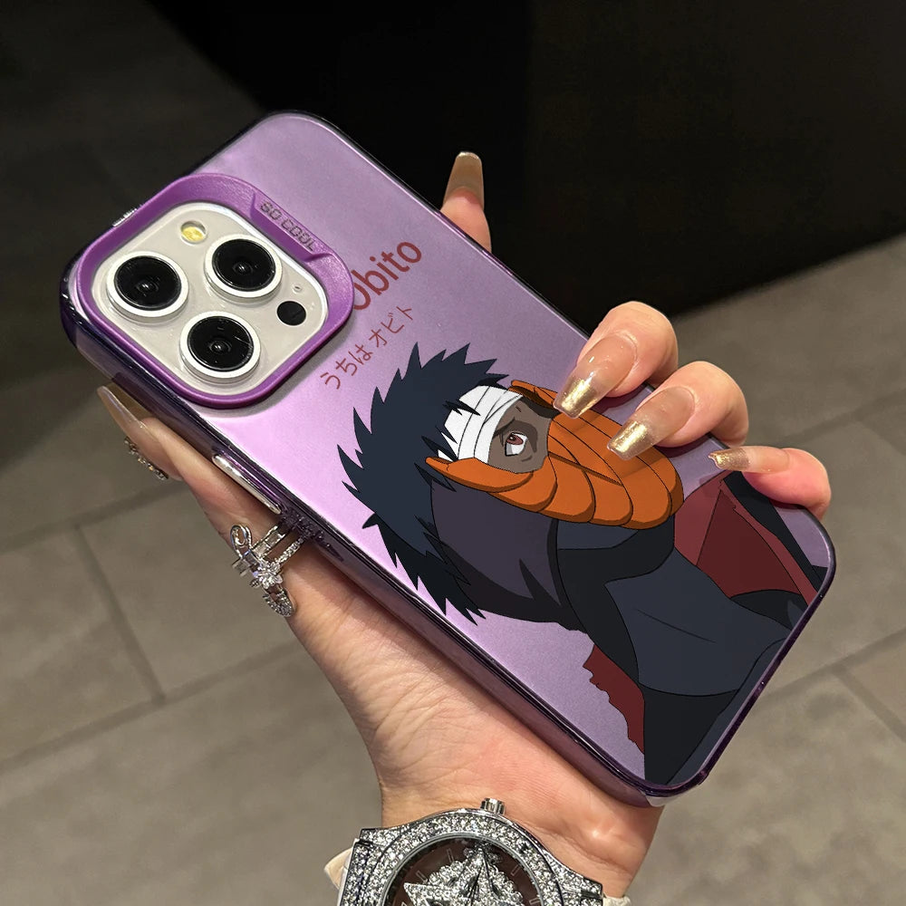 Hot Narutos Uchihas ObitoS Phone Case For iPhone 17 17e 16e 16 15 14 13 12 11 mini Pro Max X Air Plus Anti Fall Matte Back Cover