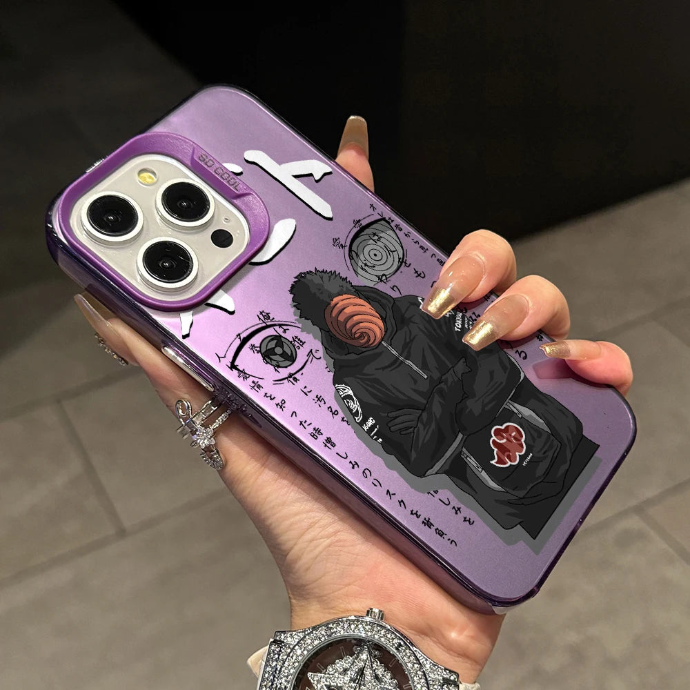 Hot Narutos Uchihas ObitoS Phone Case For iPhone 17 17e 16e 16 15 14 13 12 11 mini Pro Max X Air Plus Anti Fall Matte Back Cover