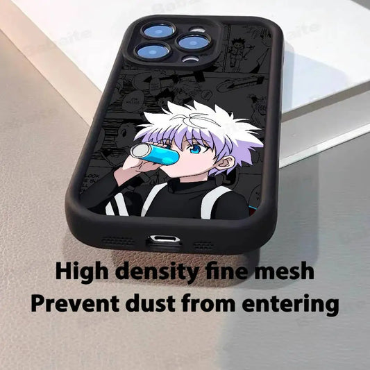 Anime Killua Hunter X Hunter Silicone Phone Case For iPhone 17 Air 17 16 15 14 13 12 11 Plus Pro Max Shockproof Soft Cover