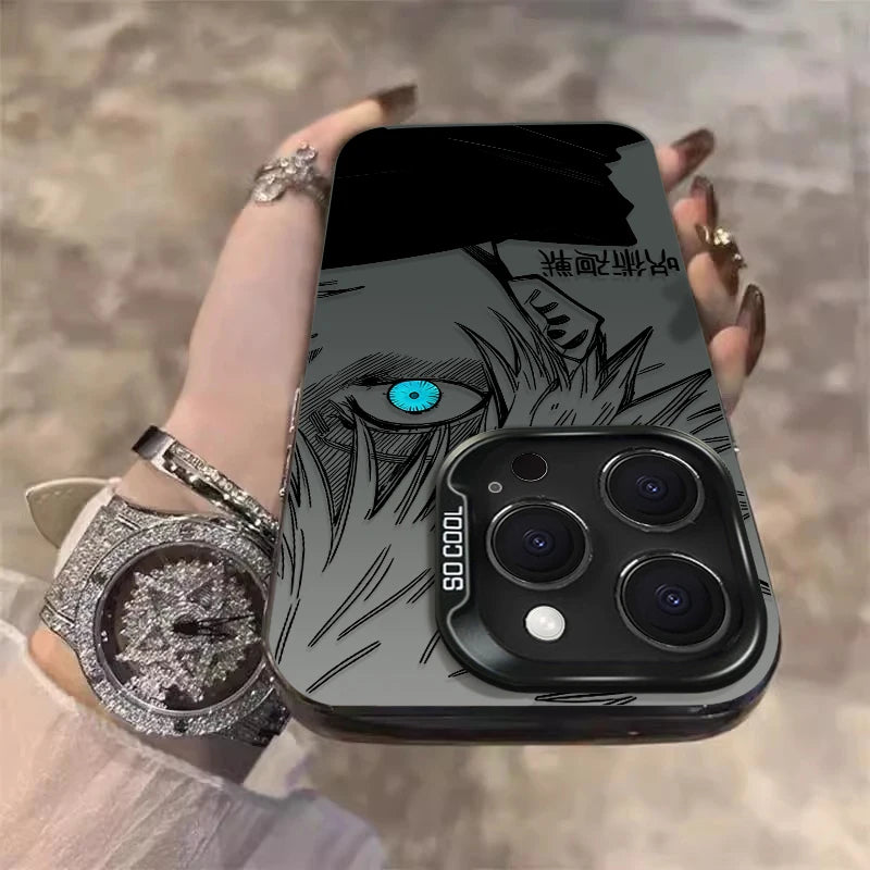 Toji Satoru Gojo Cool Hard Phone Case for IPhone 17 16 15 14 13 12 11 Pro Max Plus 17 Air 16E X XR XS Max Shockproof Back Cover