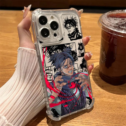 Jujutsus Anime Kaisens Phone Case Clear For iPhone 17 16 14 15 11 12 13 Pro Max 16 E Plus 17 Air Soft Shockproof Anti-fall Cover