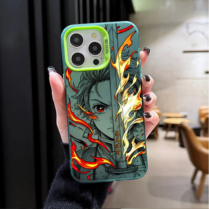 Anime Giyu Tanjiro Demon Slayer Phone Case for Xiaomi Redmi Note 15 14 13 12 10 9 Pro Plus 4G 5G 12S 11S 10S  9S Matte Cover