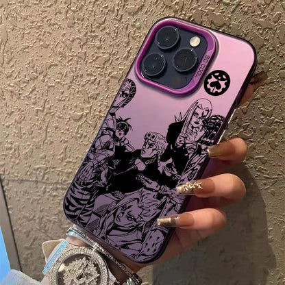 J-JoJos Bizarre Adventure Phone Case For iPhone 17 16e 16 15 14 13 12 11 mini Pro Max X XR 8 Air Plus Anti Fall Matte Back Cover