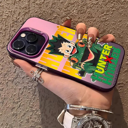 Games H-HUNTER HUNTER Phone Case For IPhone 17 16 15 14 13 12 11 Pro Max Air Matte Laser Aurora Shockproof Phone Case